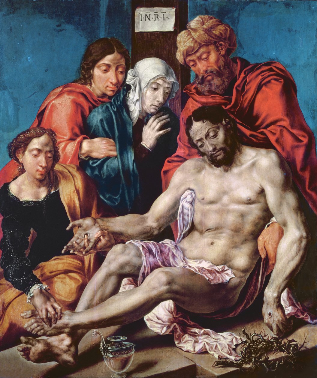 Valituslaulu, n. 1540-45 (öljy tammilevylle) tekijältä Maerten van Heemskerck