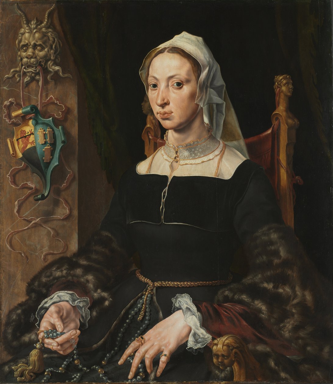 Muotokuva Machtelt Suijsista, n. 1540-1545. tekijältä Maerten van Heemskerck