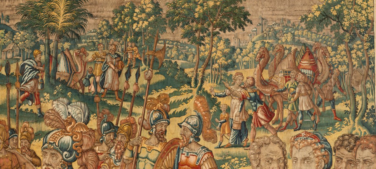 Tarina Gideonista, heprealaisten tuomarista ja soturista, 1500-luvun loppu (kuvakudos) tekijältä Maerten van Heemskerck