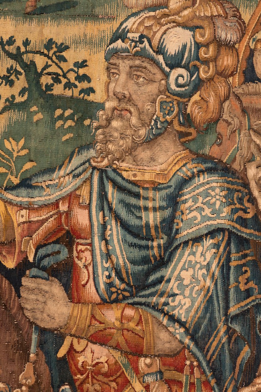 Tarina Gideonista, 1500-luvun loppu (silkki ja villa) tekijältä Maerten van Heemskerck