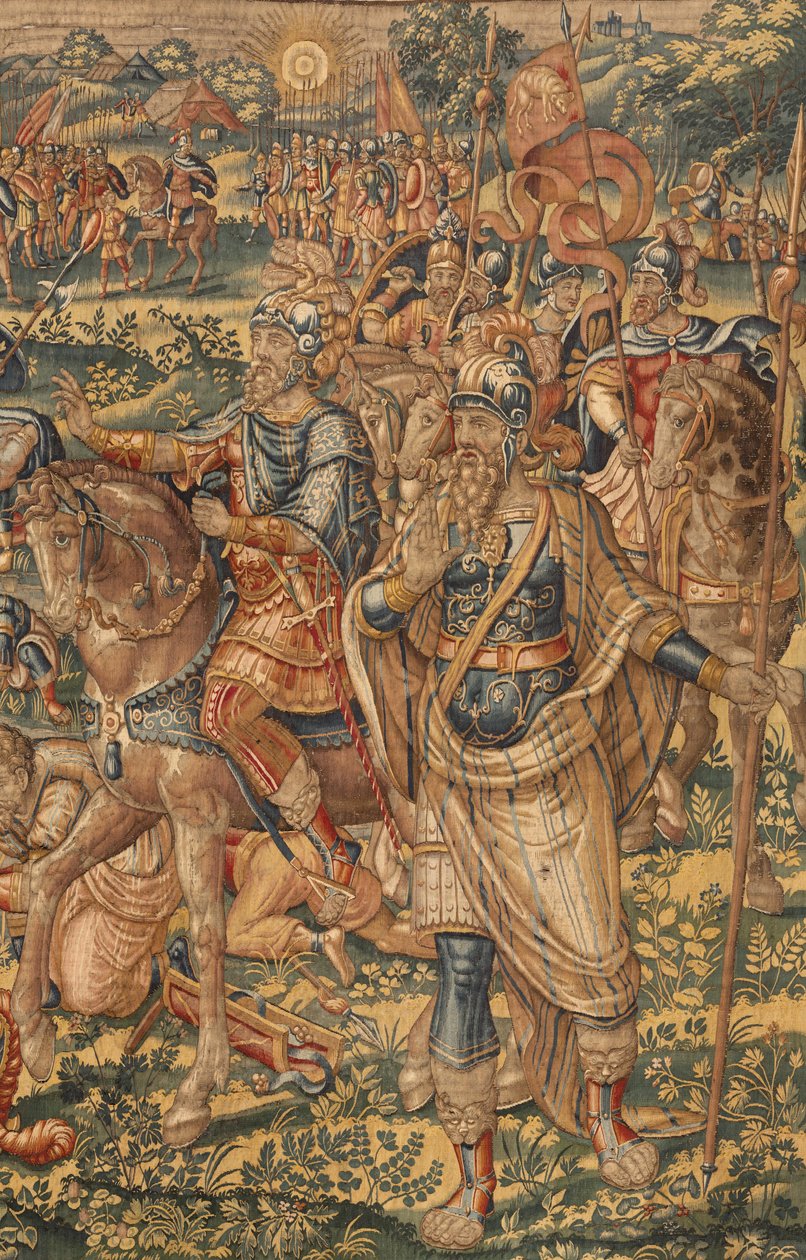 Tarina Gideonista, 1500-luvun loppu (silkki ja villa) tekijältä Maerten van Heemskerck