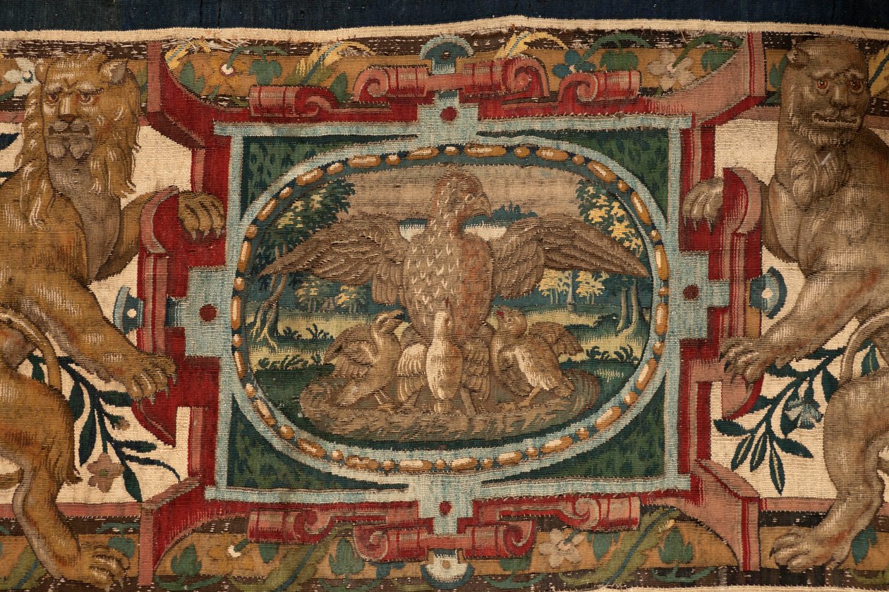 Tarina Gideonista, 1500-luvun loppu (silkki ja villa) tekijältä Maerten van Heemskerck