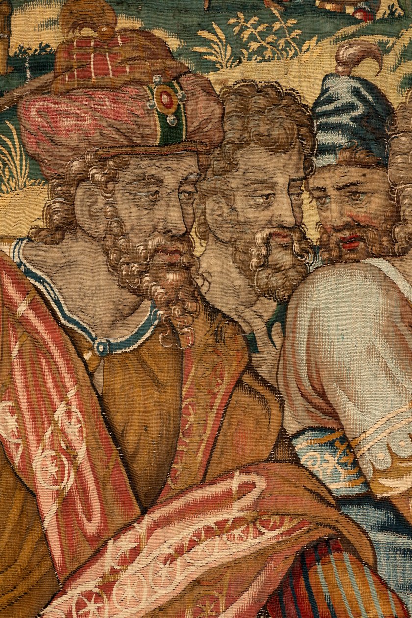 Tarina Gideonista, 1500-luvun loppu (silkki ja villa) tekijältä Maerten van Heemskerck