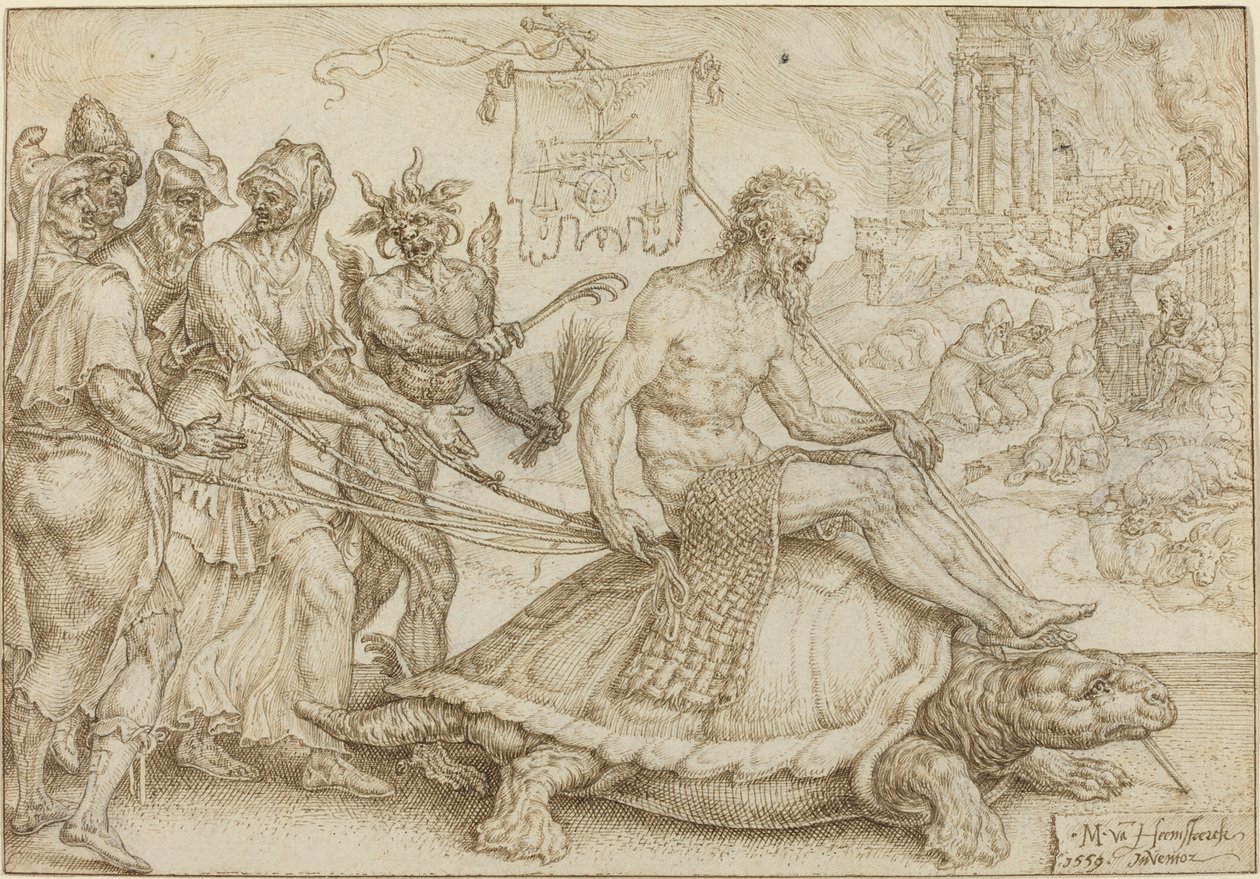 Jobin voitto tekijältä Maerten van Heemskerck
