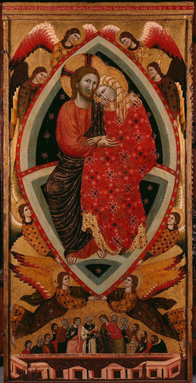 Tryptic of the Virgin, keskuspaneeli (katso myös 279476 ja 279478) tekijältä Maestro di Cesi