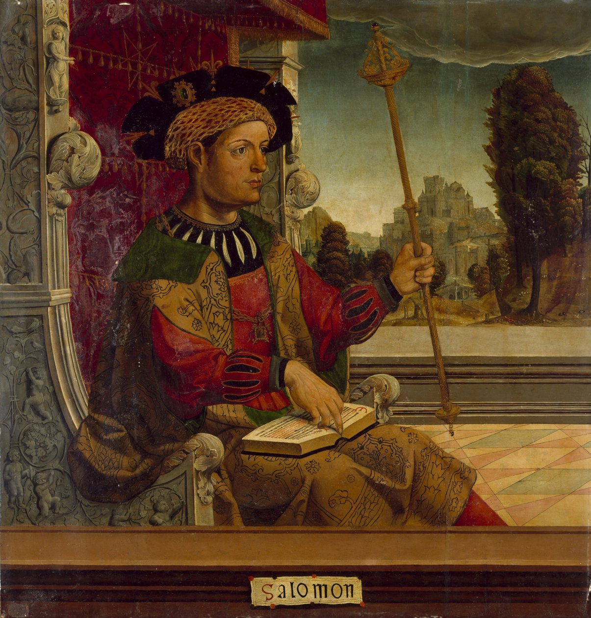 Kuningas Salomo, n. 1525 tekijältä Maestro de Becerril