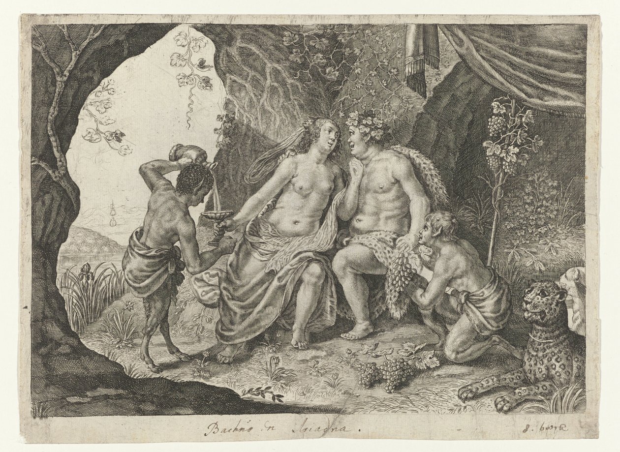 Bacchuksen ja Ariadnen avioliitto Ovid