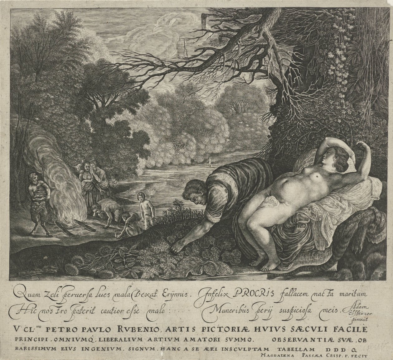 Cephalus en Procris tekijältä Magdalena van de Passe