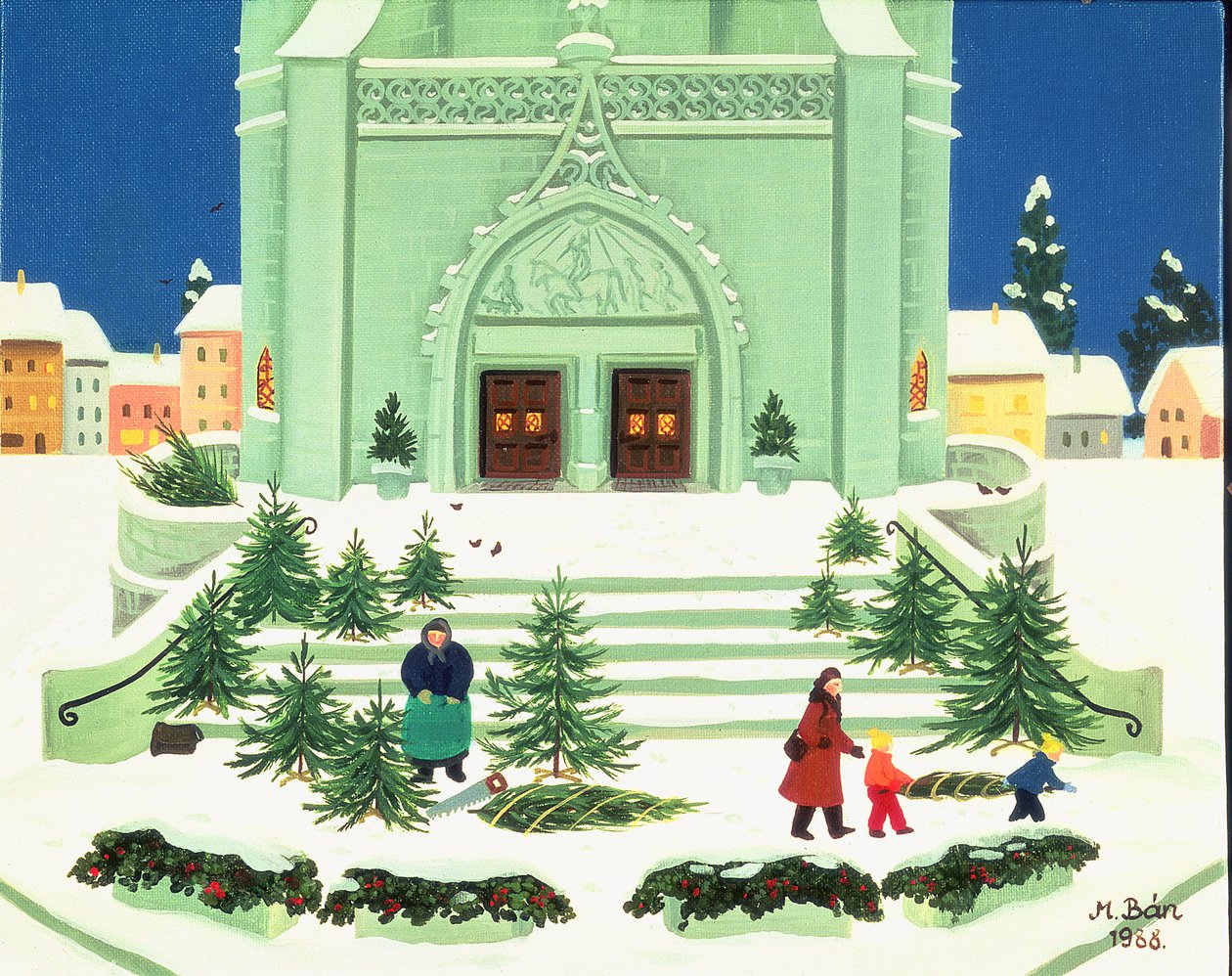 Joulukuusen myynti, 1988 tekijältä Magdolna Ban