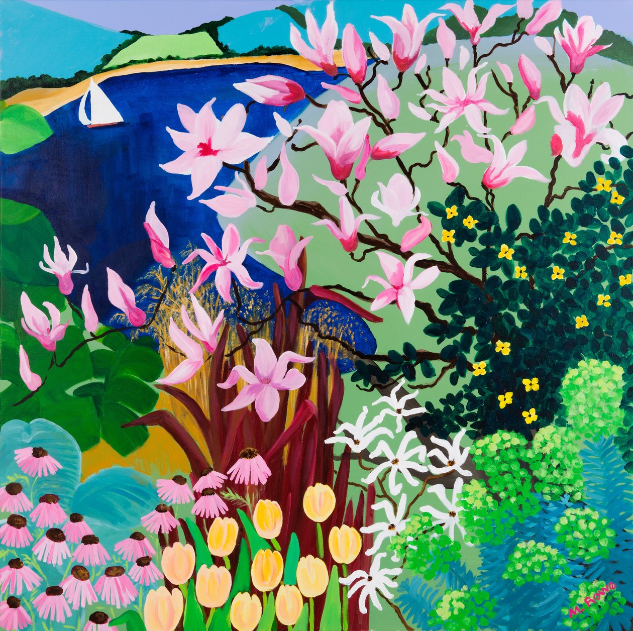 Magnoliat Salcombessa, 2013 tekijältä Maggie Rowe