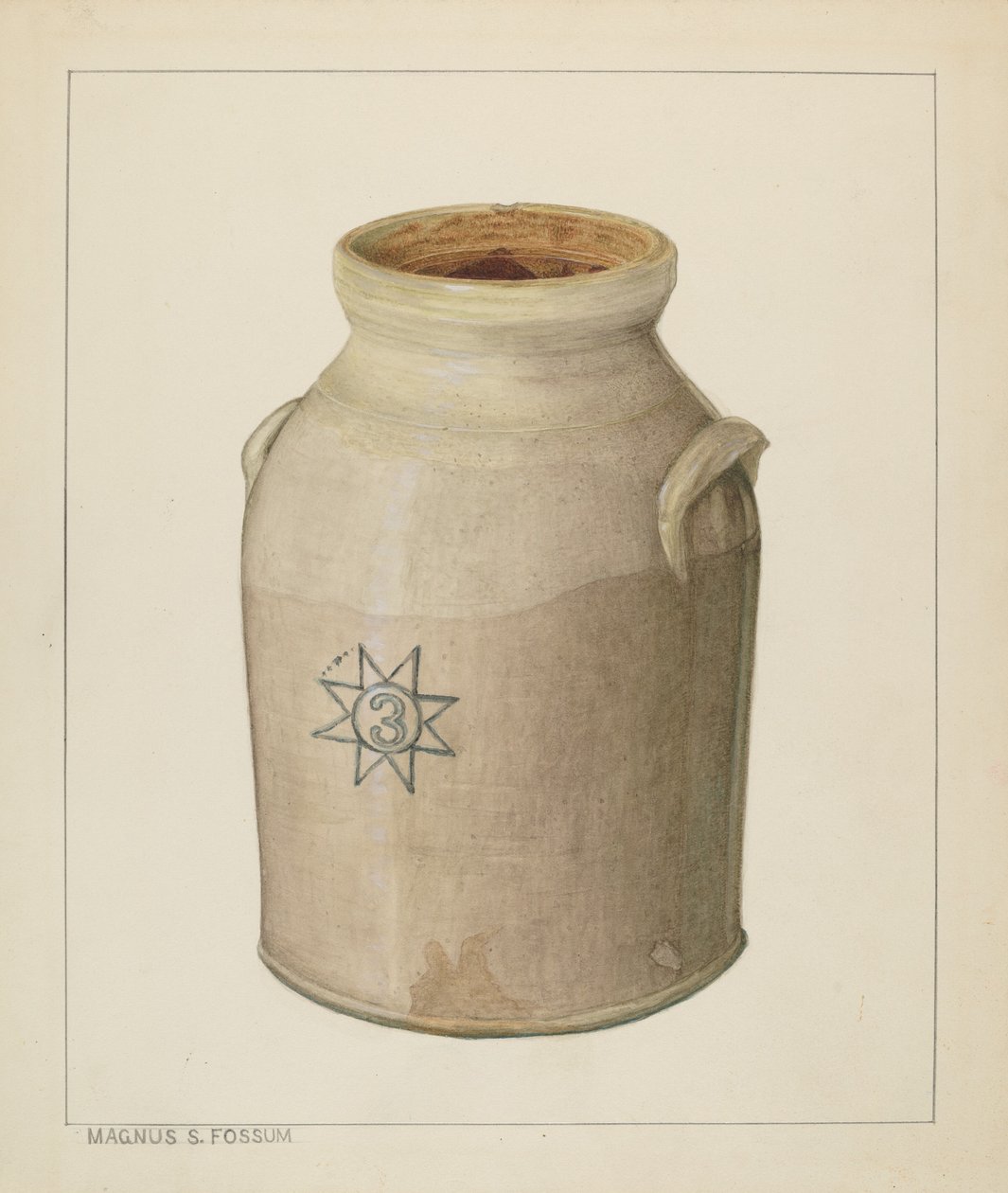 Churn, c. 1936. tekijältä Magnus S. Fossum