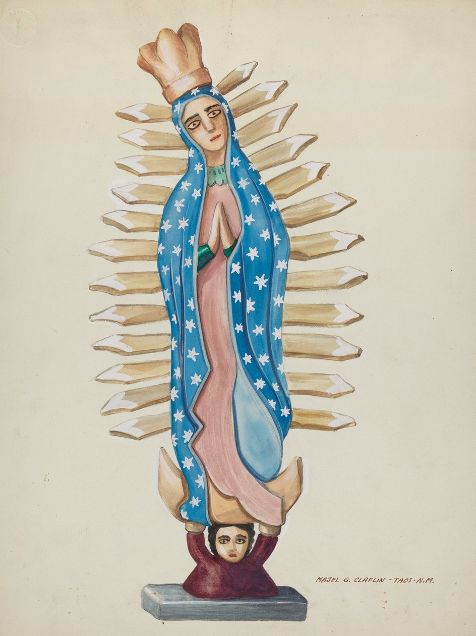 Guadalupe Wood Holy or Bulk, n. 1937. tekijältä Majel G. Claflin