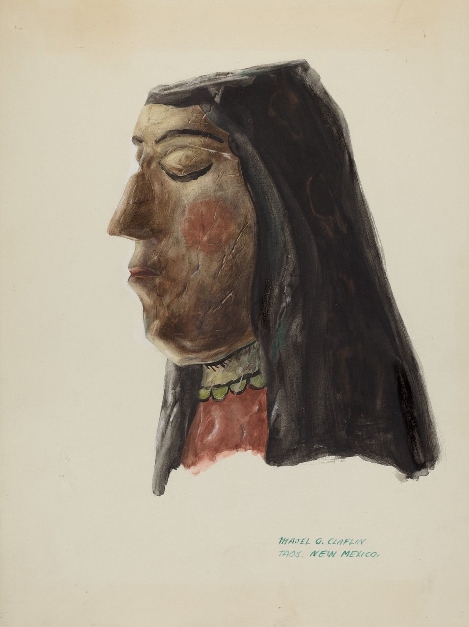 Guadalupen päällikkö, c. 1938. tekijältä Majel G. Claflin