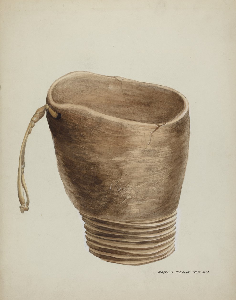Pyhän veden fontti, 19351942. tekijältä Majel G. Claflin