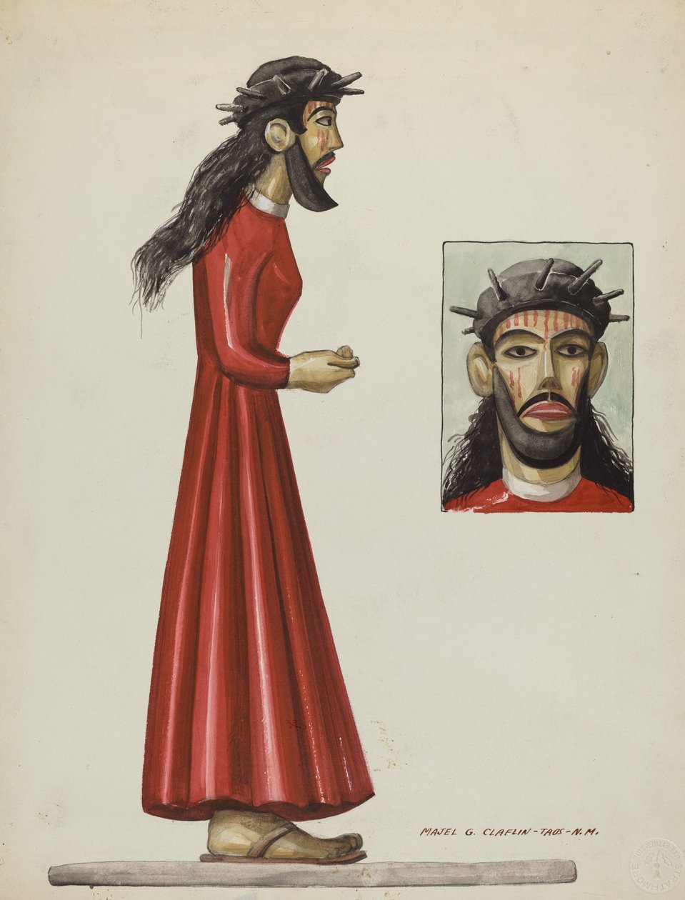 Santo Christo, n. 1937. tekijältä Majel G. Claflin