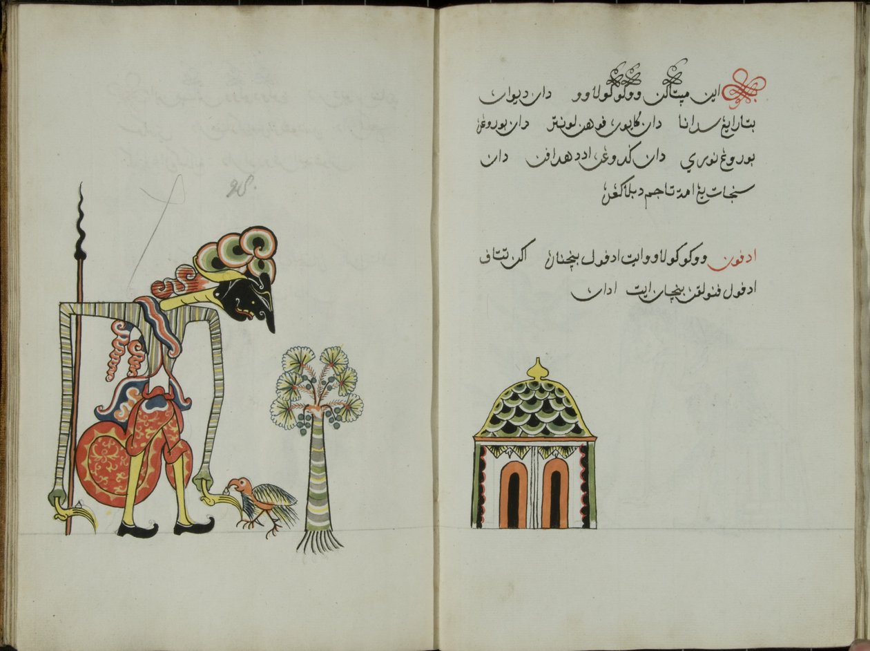 Kurkuma Java, MS 41 s. 56, kuva 28, 1830 tekijältä Malay Malay