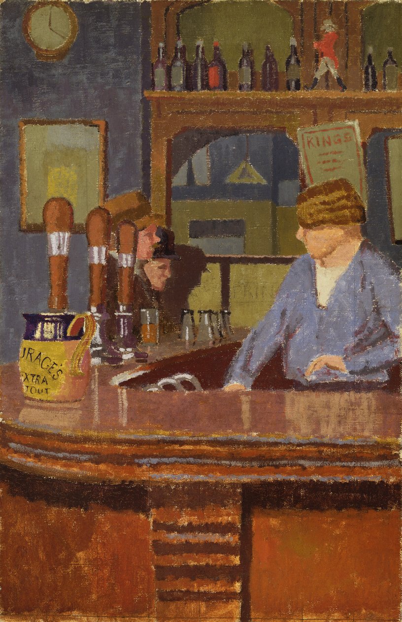 The Princess of Wales Pub, Trafalgar Square: Mrs Francis baarin takana, n. 1931 tekijältä Malcolm Drummond