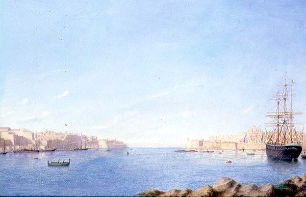 Vallettan satama tekijältä Maltese School