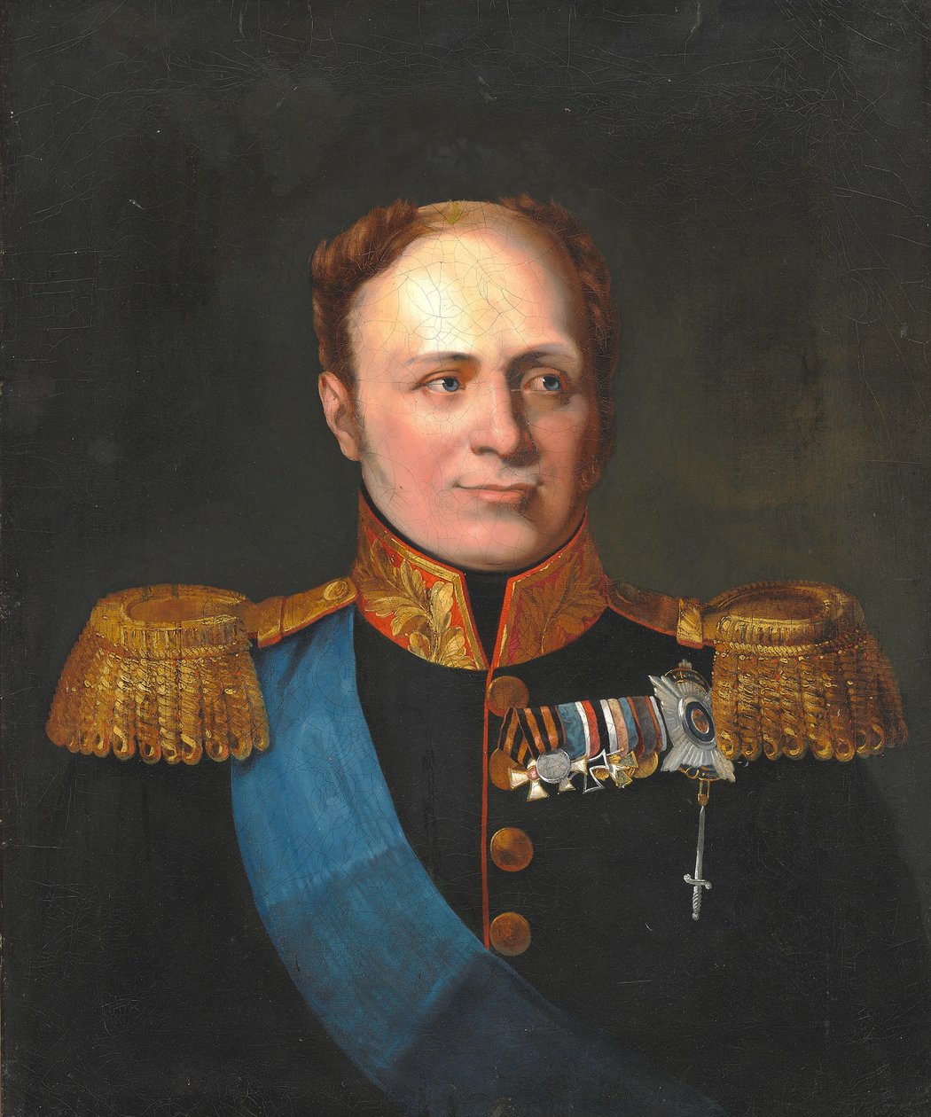Venäjän tsaari Aleksanteri I muotokuva tekijältä Manner of George Dawe