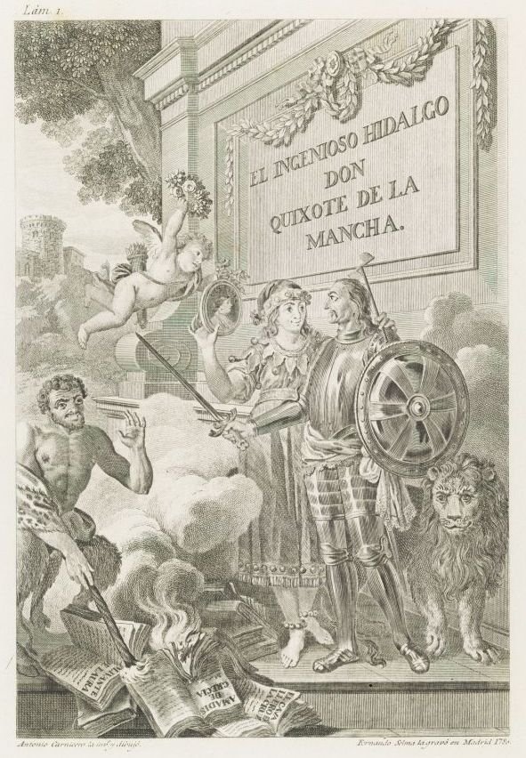 Muotokuva Miguel de Cervantes Saavedran sarjasta El Ingenioso Hidalgo Don Quijote de la Mancha tekijältä Manuel Salvador Carmona