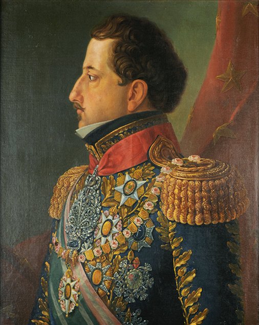 Muotokuva Pedro I Brasiliasta tekijältä Manuel Araújo de Porto Alegre
