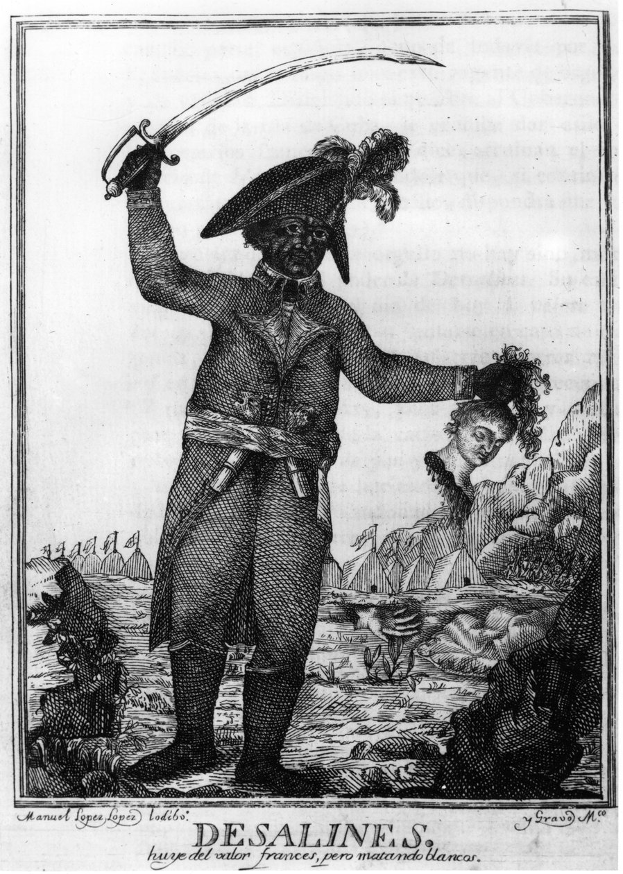 Jean Jacques Dessalines, Haitin vallankumouksen johtaja, 1806. tekijältä Manuel Lopez