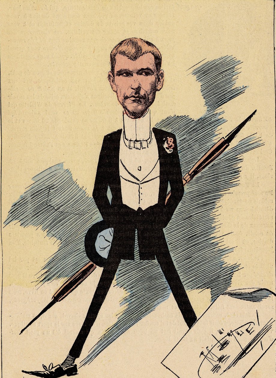 The Men of Todayn kansi, numero 421, kuvitus: Manuel Luque (1854-1919): Karikaturistit - Lunel Ferdinand (1857-1933) tekijältä Manuel Luque