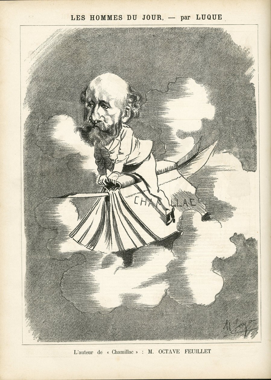Manuel Luquen (1854-1919) kuvitus elokuvassa La Caricature (1880) tekijältä Manuel Luque