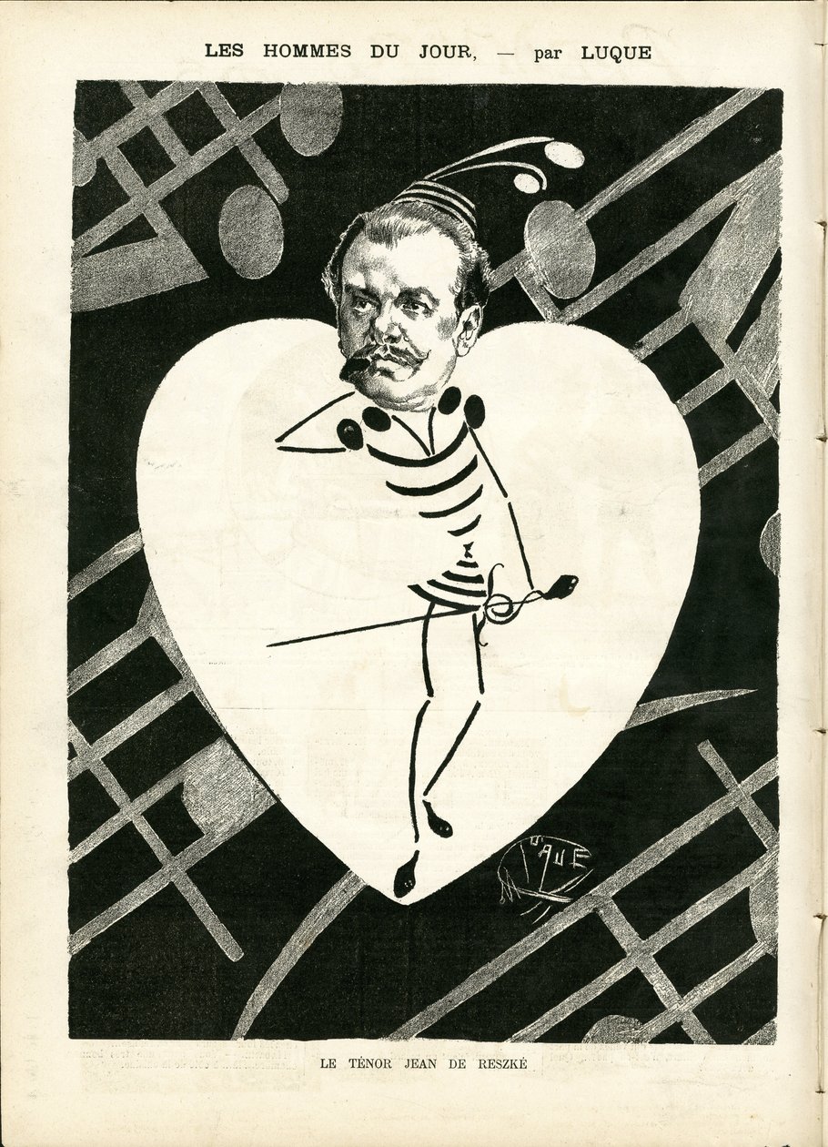 Manuel Luquen (1854-1919) kuvitus elokuvassa La Caricature (1880) tekijältä Manuel Luque