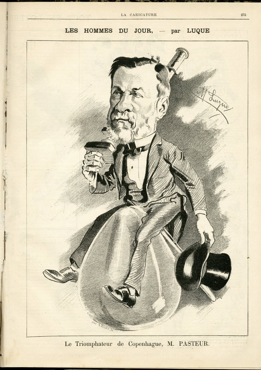 Manuel Luquen (1854-1919) kuvitus elokuvassa La Caricature (1880) tekijältä Manuel Luque
