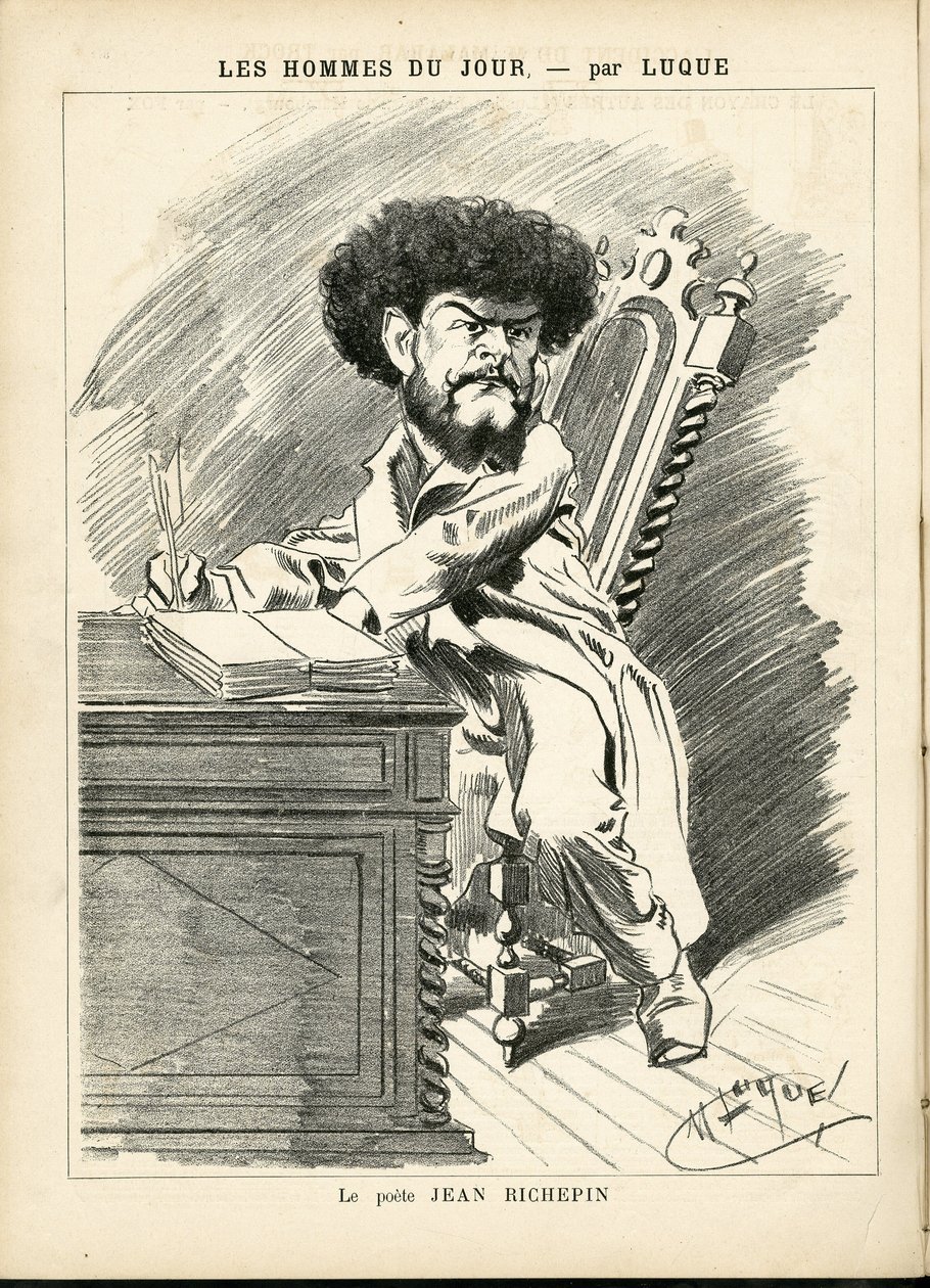 Manuel Luquen (1854-1919) kuvitus elokuvassa La Caricature (1880) tekijältä Manuel Luque