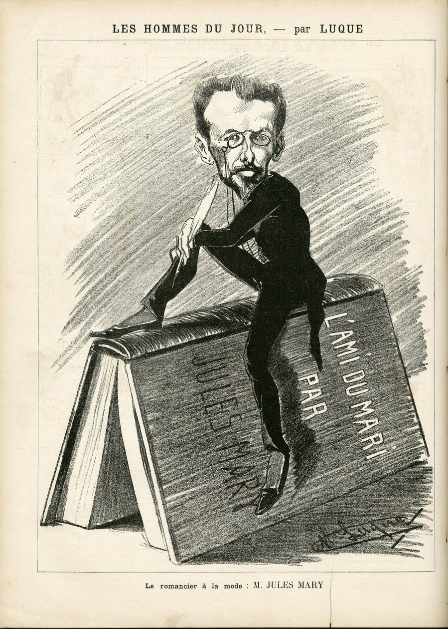 Manuel Luquen (1854-1919) kuvitus elokuvassa La Caricature (1880) tekijältä Manuel Luque