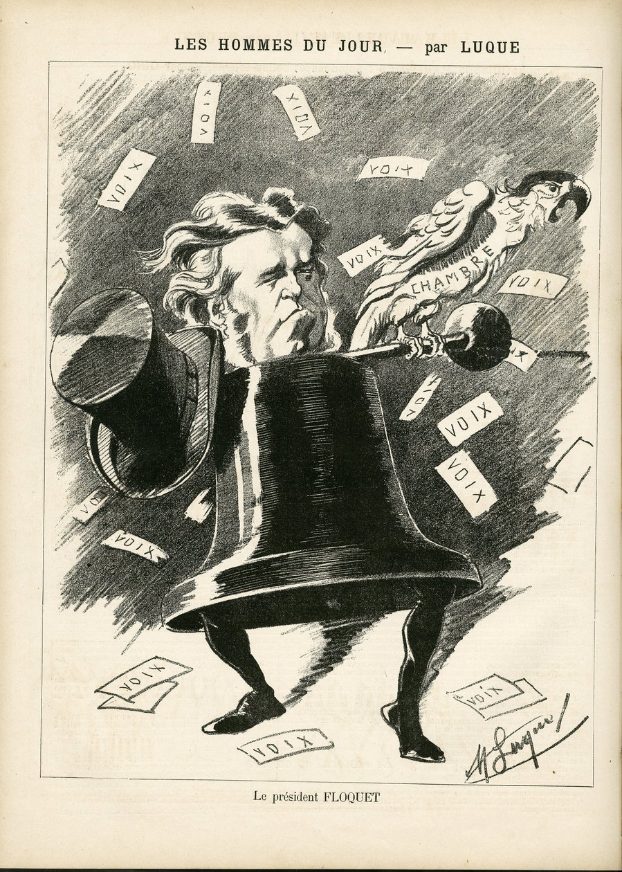 Manuel Luquen (1854-1919) kuva La Caricaturen (1880) kanteen tekijältä Manuel Luque