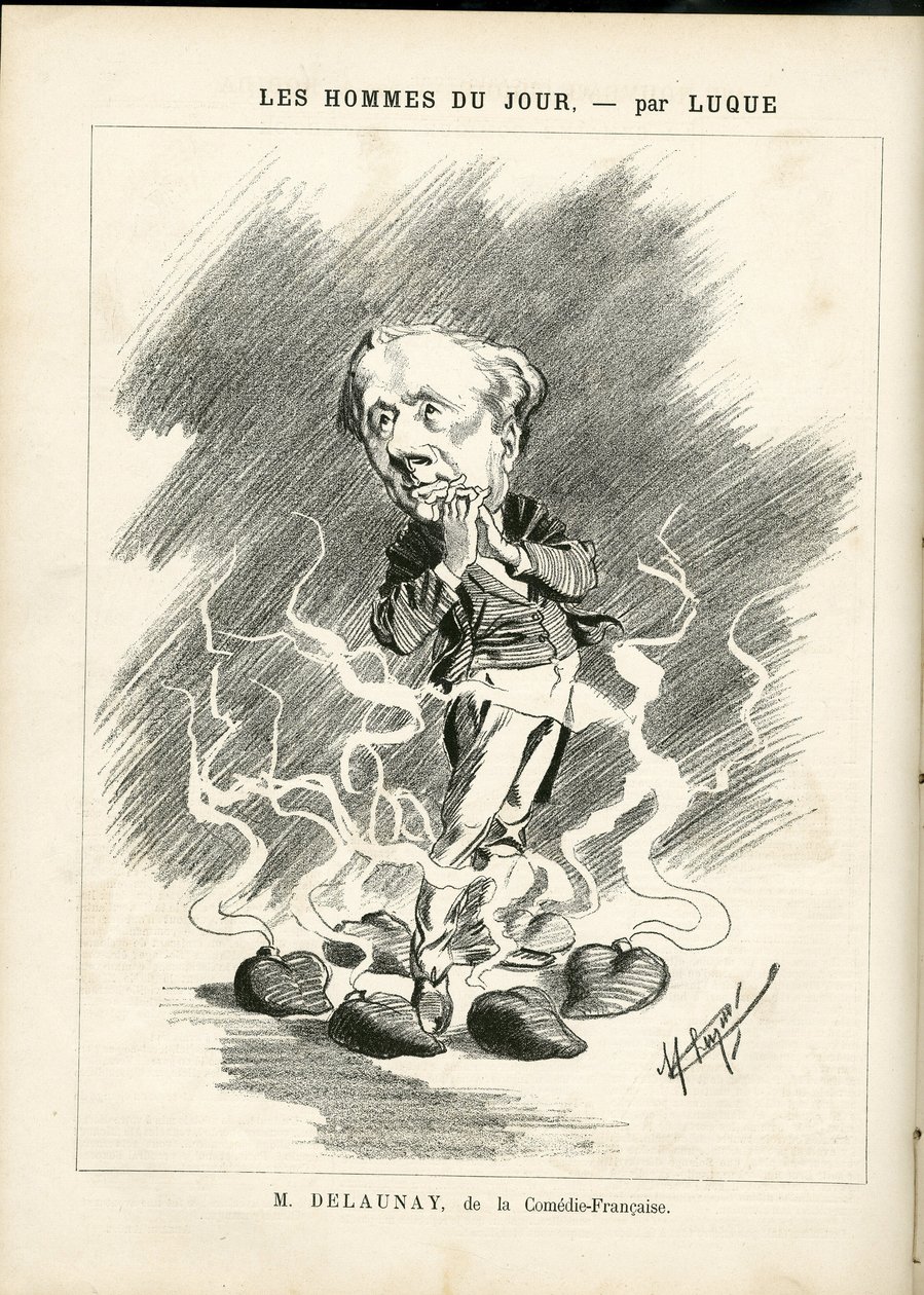 Manuel Luquen (1854-1919) kuva La Caricaturen (1880) kanteen tekijältä Manuel Luque