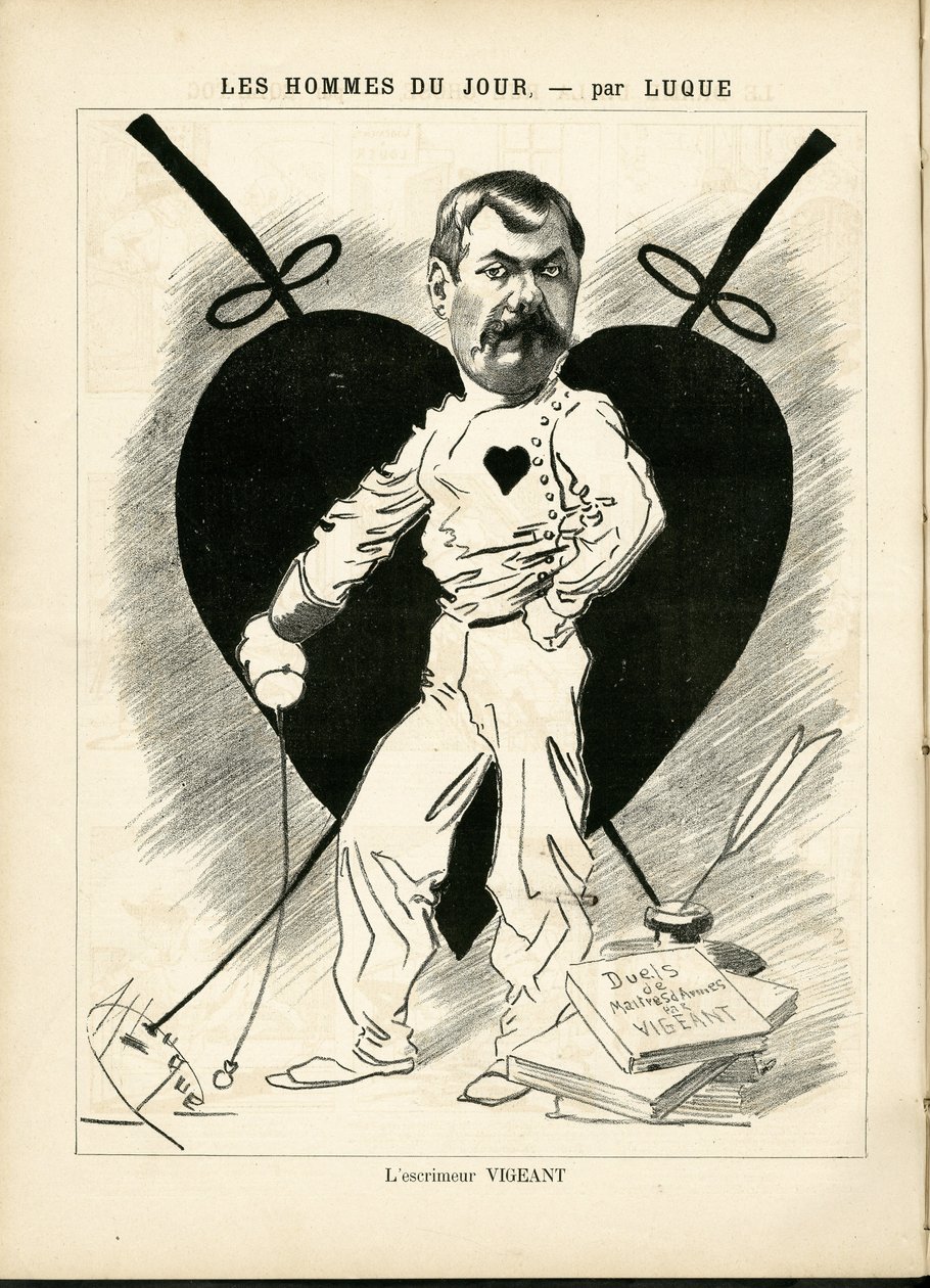 Kuva Manuel Luquesta (1854-1919) elokuvassa La Caricature (1880) tekijältä Manuel Luque