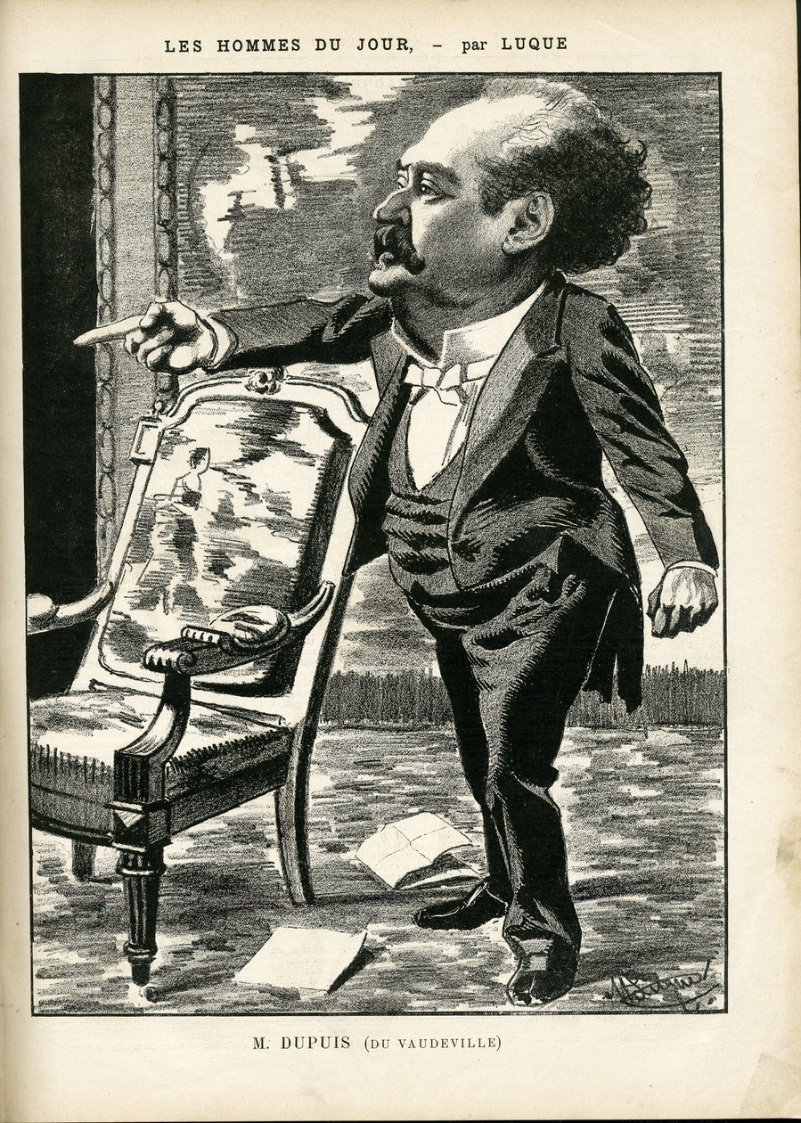 Kuva Manuel Luquesta (1854-1919) elokuvassa La Caricature (1880) tekijältä Manuel Luque
