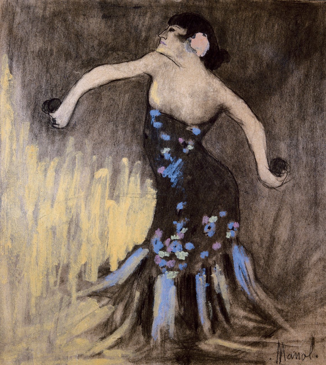 Flamenco tanssija tekijältä Manuel Martinez Hugue Manolo