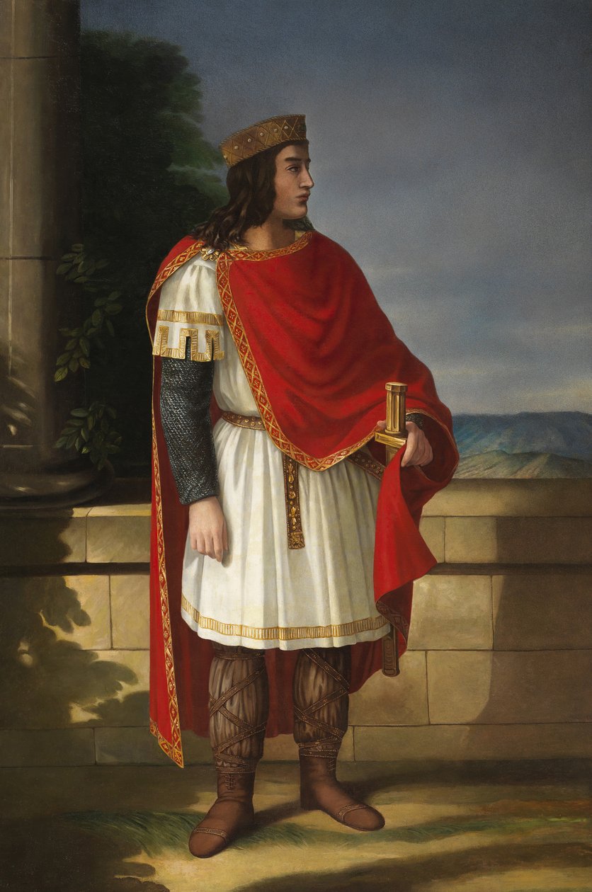 Suintila, visigoottilainen kuningas, 1800-luvun puoliväli tekijältä Manuel Miranda y Rendón