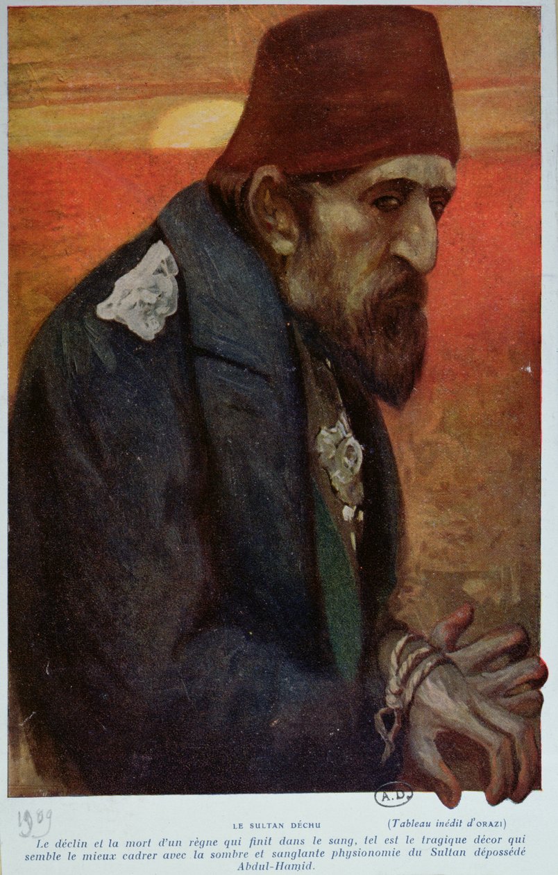 Sulttaani Abdul Hamid I (1842-1918) 1909 tekijältä Manuel Orazi