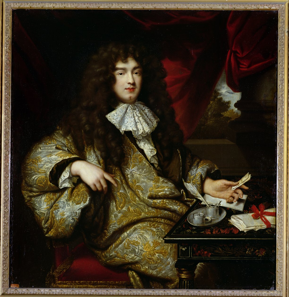 Jean-Baptiste Colbert (1651-90) Marquis de Seignelay, 1676 tekijältä Jean Marc Nattier