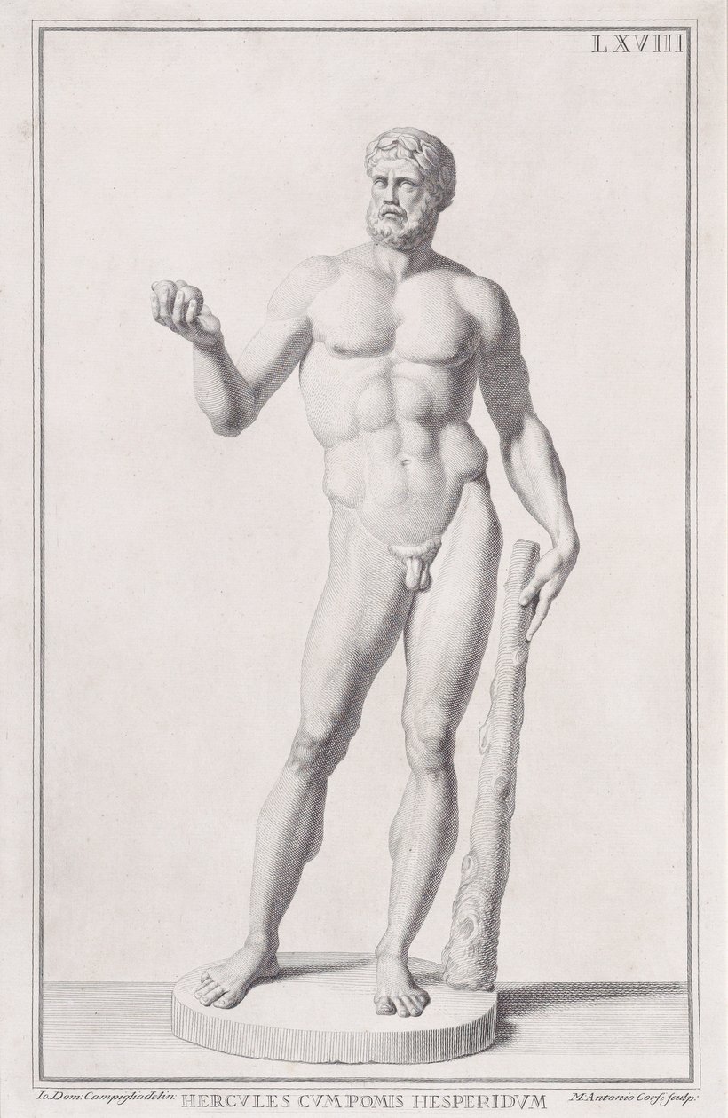 Herkuleen patsas, 1734. tekijältä Marc