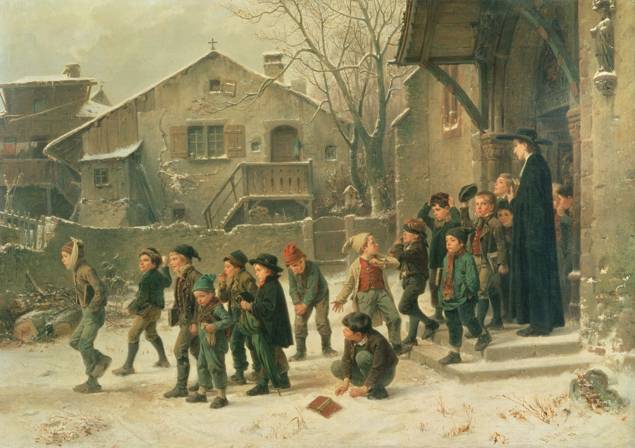 Luokan jälkeen, 1859 tekijältä Marc Louis Benjamin Vautier