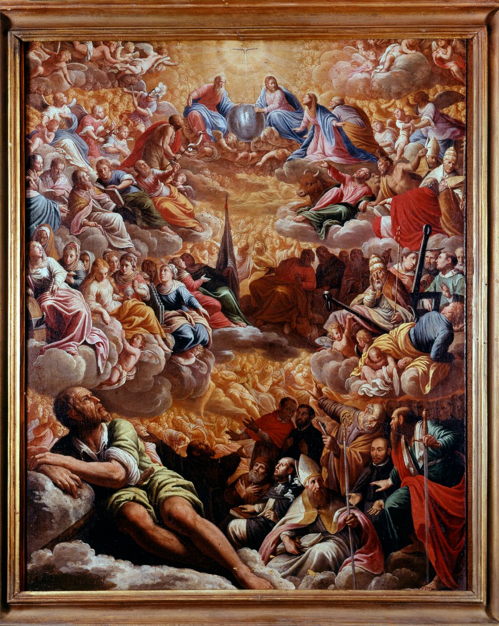 Paratiisi - Marcantonio Bassettin (1588-1630) maalaus, öljy kankaalle 78X61 CM - Napoli Museo di Capodimonte tekijältä Marcantonio Bassetti