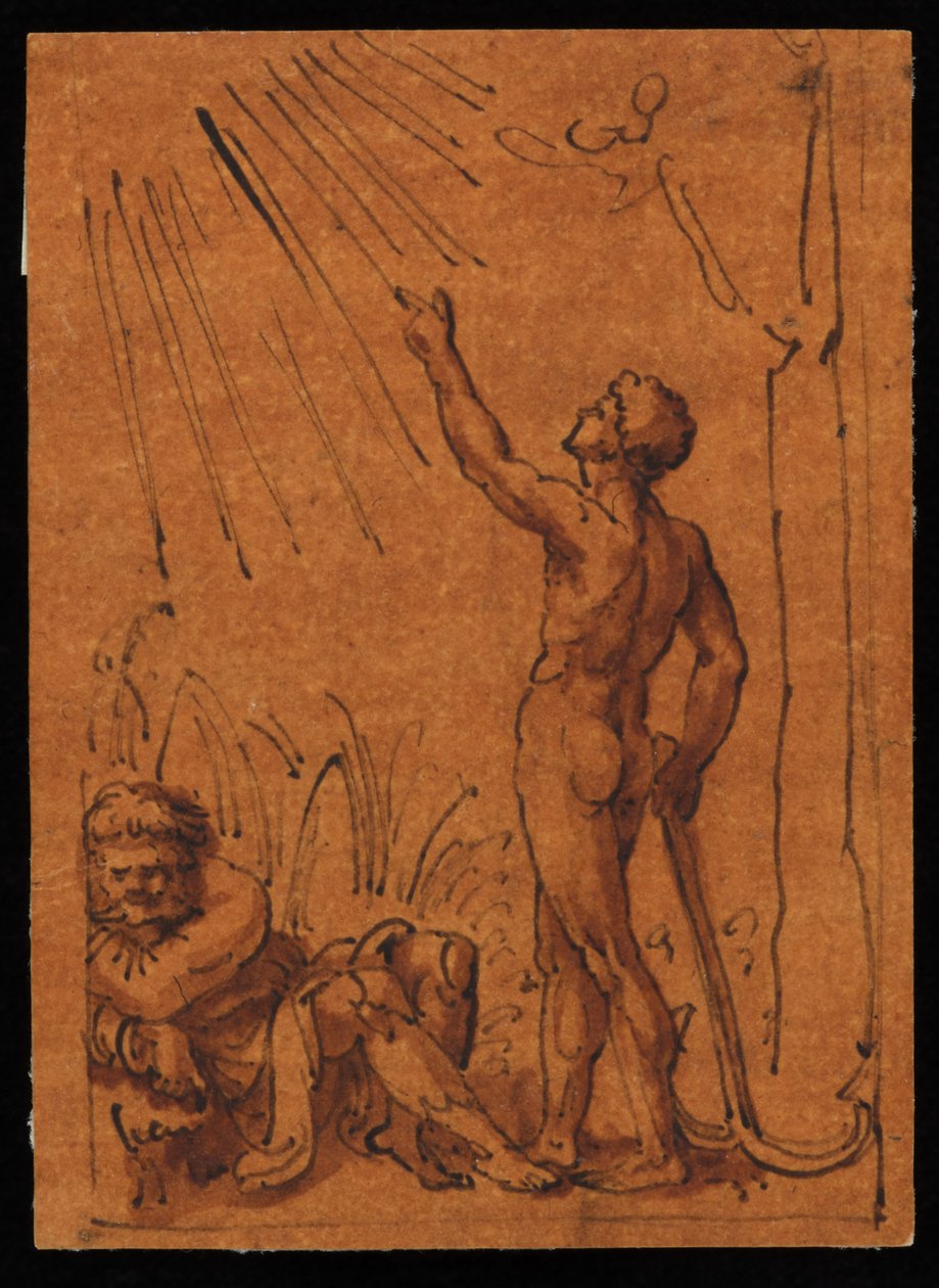 Auringon ja maan allegoria tekijältä Marcantonio Raimondi