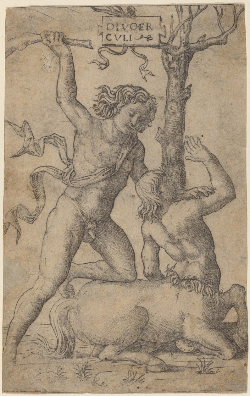 Hercules ja Nessus tekijältä Marcantonio Raimondi
