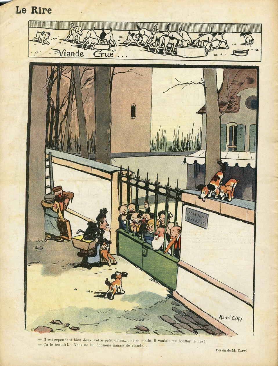 Kuvitus Marcel Capystä (1865-1941) Le Liressä tekijältä Marcel Amable O.L. Capy
