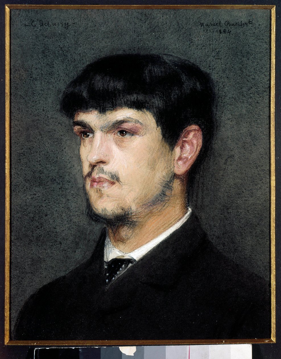 Ranskalaisen säveltäjän Claude Debussyn (1862-1918) muotokuva Marcel Andre Baschet