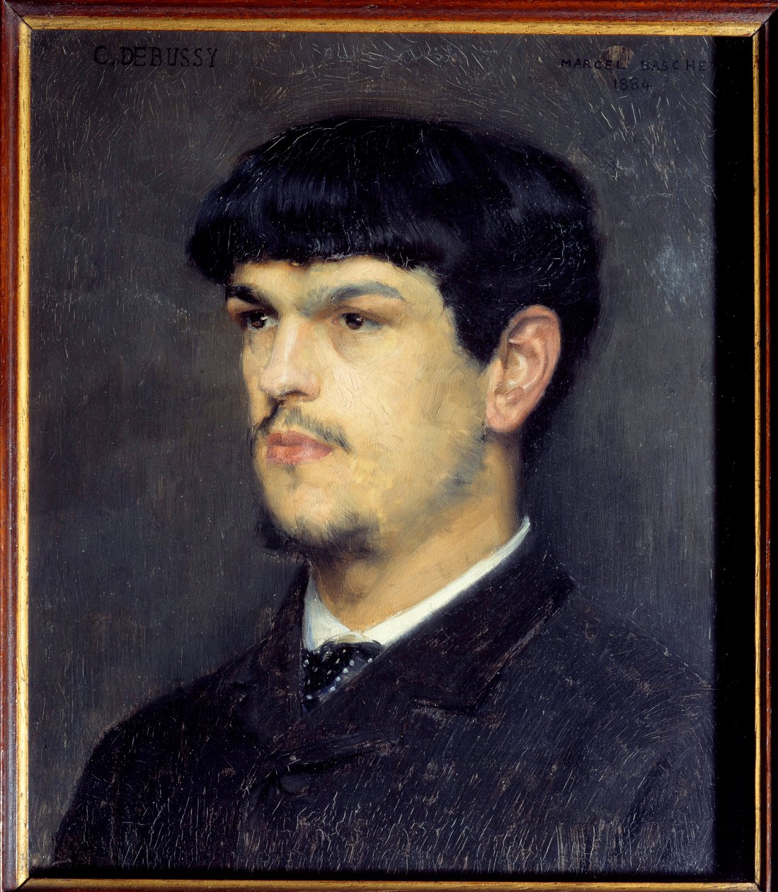 Ranskalaisen säveltäjän Claude Debussyn (1862-1918) muotokuva Marcel Andre Baschet