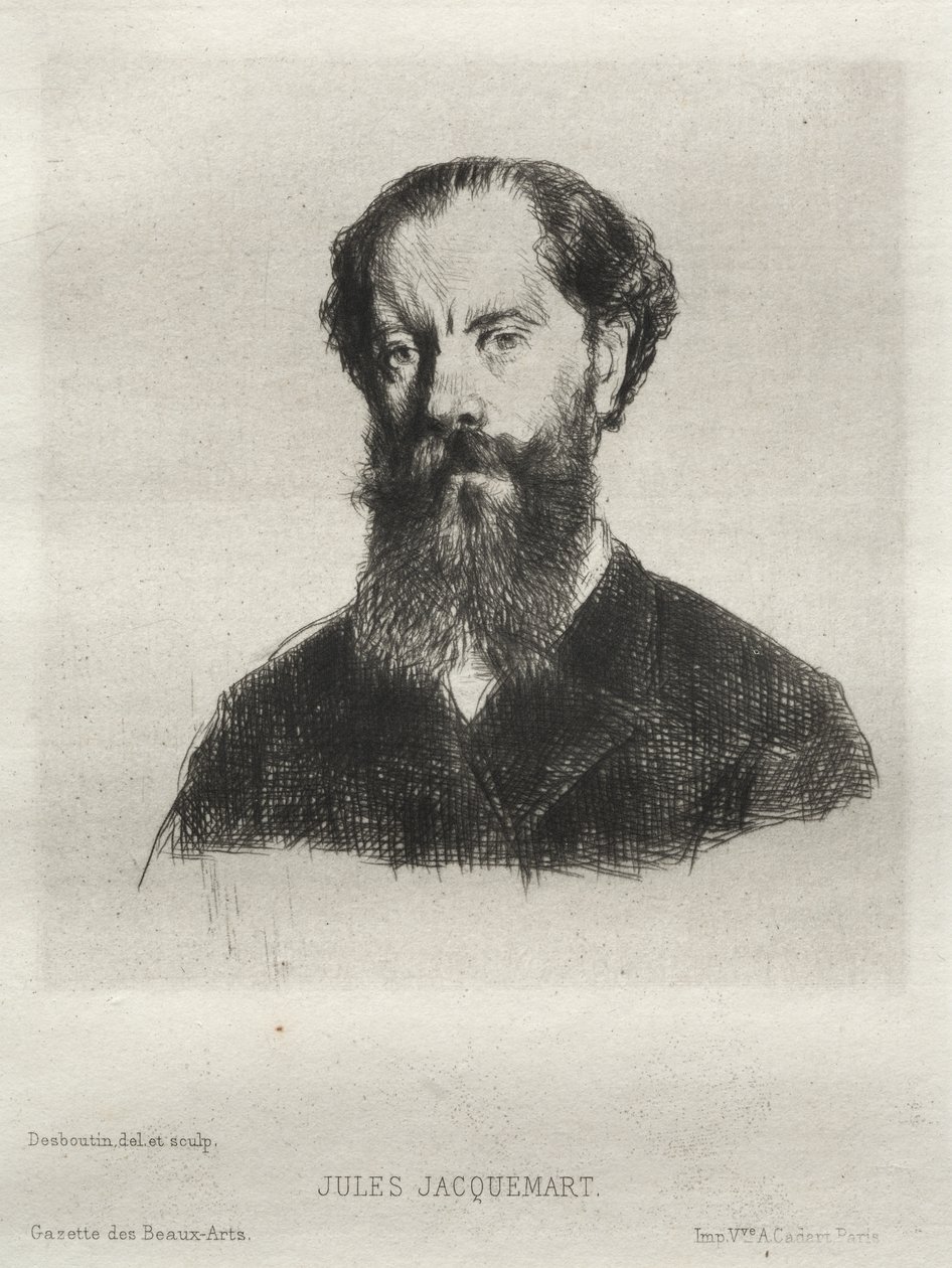 Jules Jacquemart, 1876. tekijältä Marcellin Gilbert Desboutin