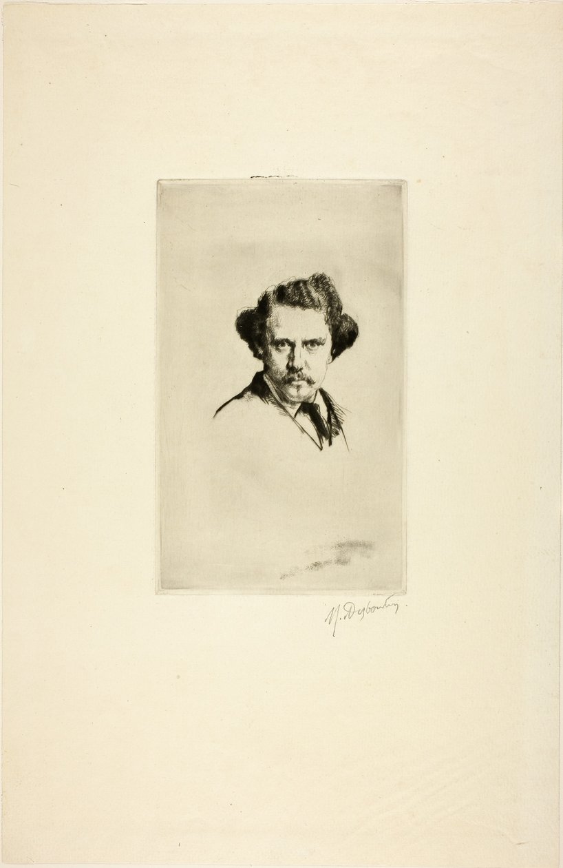 Alfred Cadartin muotokuva, 1875 tekijältä Marcellin Gilbert Desboutin